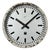Grey Industrial Station Wall Clock from Nedklok, 1960 For Sale