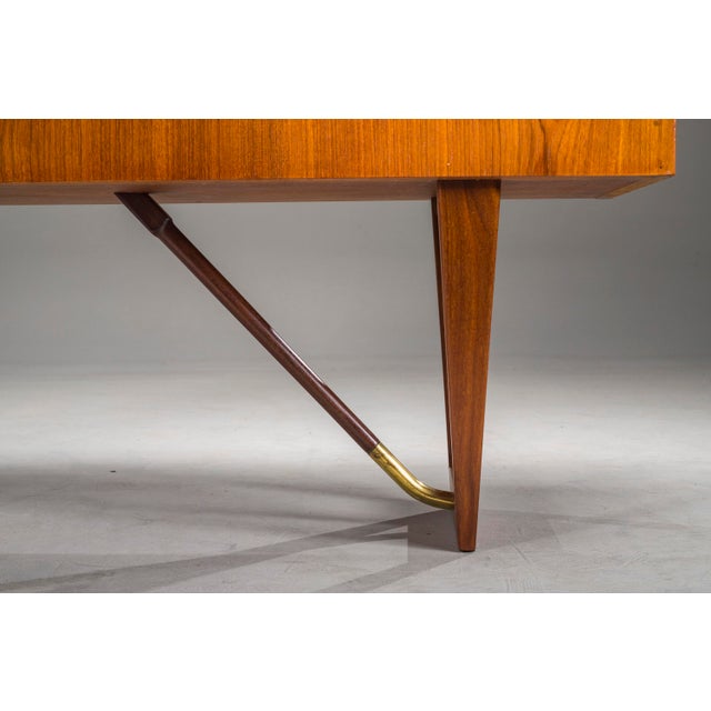 Mid-Century Boomerang Desk in Teak by Peter Løvig Nielsen, Denmark, 1960s For Sale - Image 9 of 18