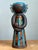 Vintage Hand Painted Ceramic Figurine Candlestick For Sale - Image 4 of 12