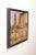 An original abstract landscape oil painting, in wooden frame, from the mid 20th century. This mid-century wall art is an...