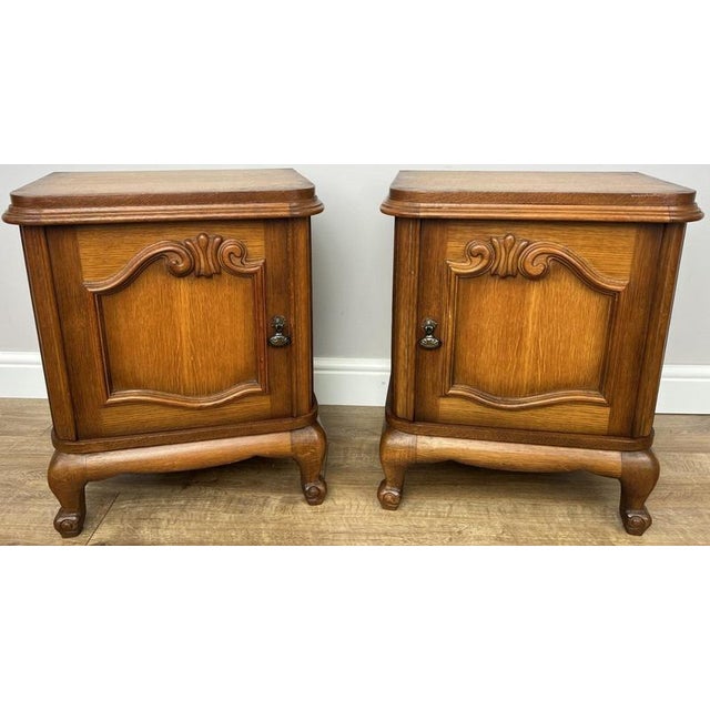 Vintage French Louis Style Bedside Tables, Set of 2 For Sale - Image 17 of 17