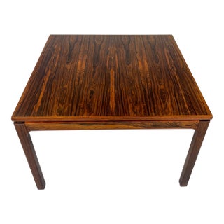 1960s In the Style of Jens Risom Mid-Century Rosewood Side Table – Danish Modern Design For Sale