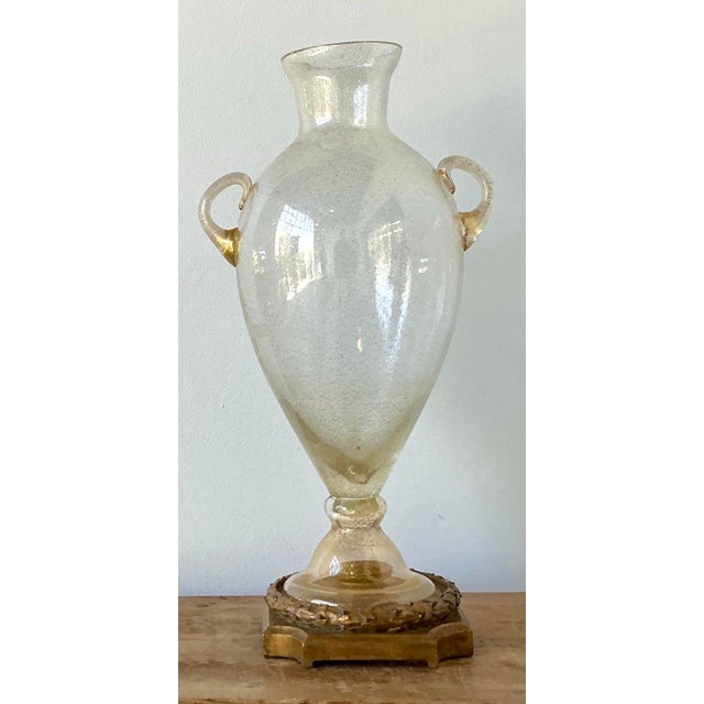 Vintage Boho Murano Glass Large Urn For Sale - Image 11 of 12