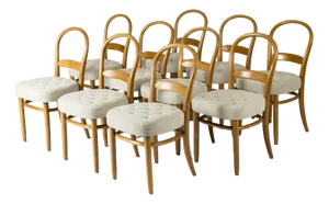 Dining Chairs by Carl-Axel Acking, Set of 10