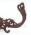 Victorian Victorian Bronze Plated Cast Iron Antique Hall Tree Hook For Sale - Image 3 of 6