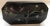 A dragonfly is flying amongst the inlaid mother-of-pearl flowers on this Asian black lacquer snuff box. It has angled...