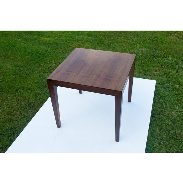Mid-Century Modern Vintage Danish Rosewood Coffee Table by Severin Hansen from Haslev Møbelsnedkeri, 1960s For Sale - Image 3 of 18