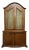 Arched Mahogany Two-Piece Cupboard For Sale