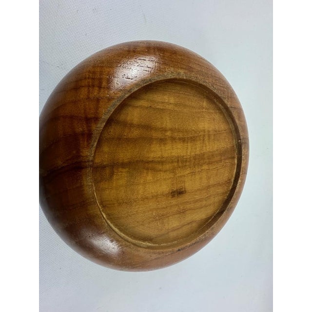 Wood Mid-Century Swedish Teak Bowl, 1960s For Sale - Image 7 of 18