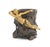Jean Garnier (French, 1853-1930) Patinated and Gilt Bronze Sculptural Vase, late 19th century, depicting a nude women...