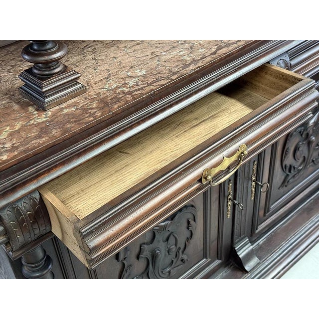 Antique Cupboard in Walnut, 1880s For Sale - Image 13 of 14