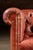Vintage Burnt-Red Leather Tufted Chesterfield Sofa With Nailhead Trim For Sale - Image 18 of 18