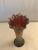 Awesome Northwood tree trunk vase purple color signed excellent condition