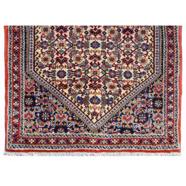 Red Vintage Persian Bidjar Rug For Sale - Image 8 of 12