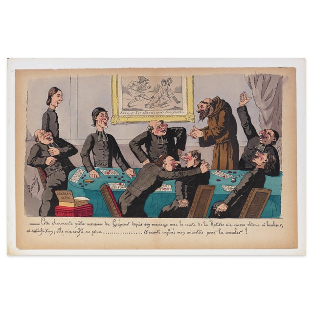 A Satirical Scene is an original modern artwork realized by Edmond Lavrate in the second half of the XX Century. Original...