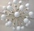 Italian 21st Century Nova Polished Brass Glossy White Murano Sputnik Chandelier by Fabio LTD For Sale - Image 3 of 6