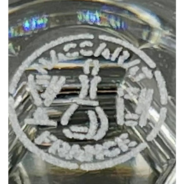 1950s Polignac Model Champagne Glasses in Baccarat Cut Crystal, 1957, Set of 6 For Sale - Image 5 of 7