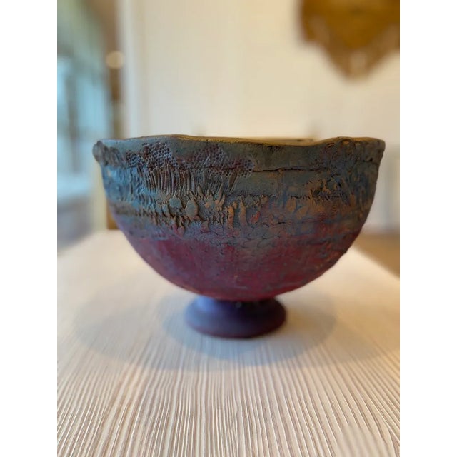 Organic Pottery Bowl For Sale - Image 9 of 9