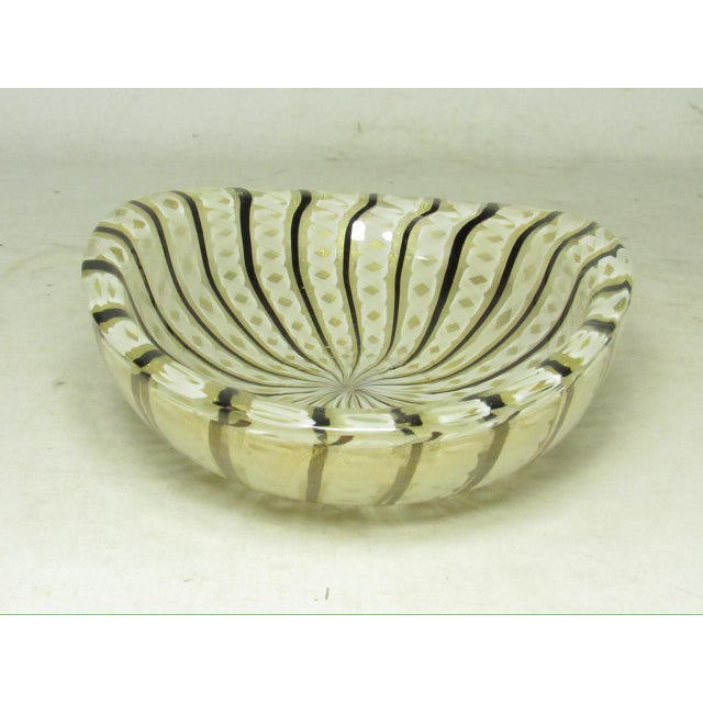 Italian Murano Art Glass Dish For Sale - Image 9 of 10