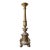 Antique 1880 Gilded Oak Gold Candlestick For Sale