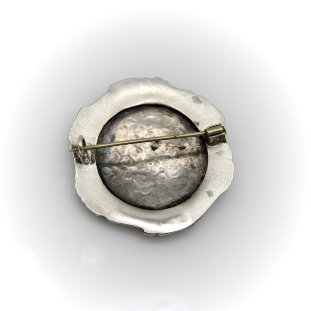 Late 19th Century Late 19th Century Victorian Sterling Silver Helmeted Greek Warrior God Brooch For Sale - Image 5 of 7