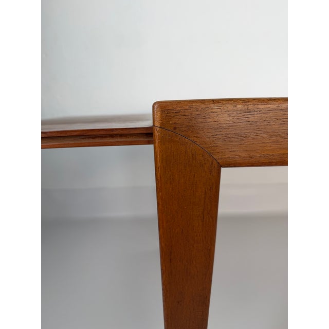 Mid-Century Modern Vintage Danish Extendable Teak Coffee Table, 1950s For Sale - Image 3 of 10