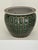 2000 - 2009 Vintage Oriental Accent Hand-Painted Asian Fishbowl Cachepot With Carved Hardwood Stand For Sale - Image 5 of 15