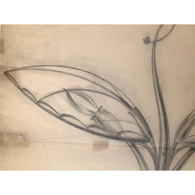Drawing for a Table Lamp by Robert Gerlach, 1915 For Sale - Image 9 of 10