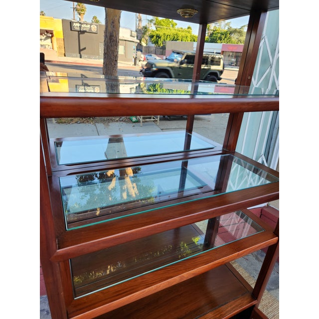 1970s 1970's Rosewood Display Cabinet For Sale - Image 5 of 12