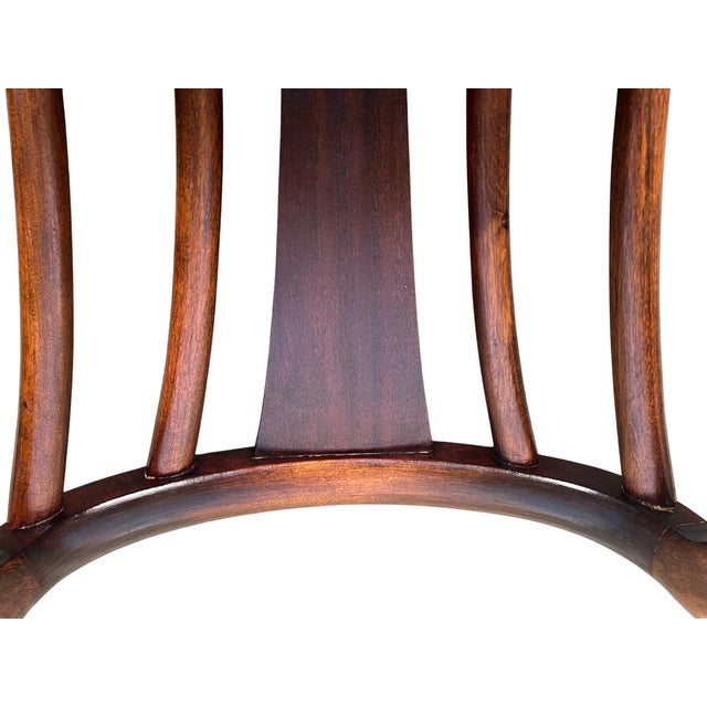 Wood Early 20th Century Empire Scroll Chair in the Fashion of Muelller For Sale - Image 7 of 9