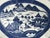19th Century Chinese Export Canton Blue and White Open Vegetable Dish for your consideration. The platter measures approx....