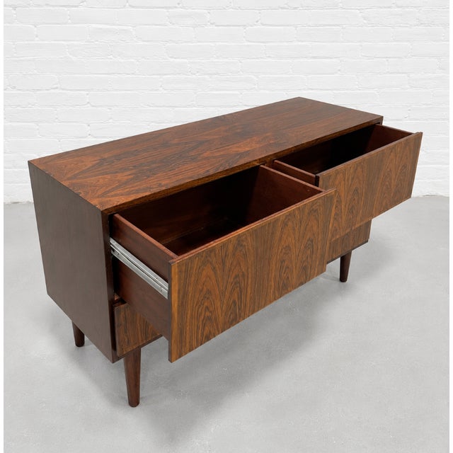 Mid Century Danish Rosewood Credenza | Sideboard Dresser by Omann Jun, Denmark, C. 1960s For Sale - Image 11 of 16