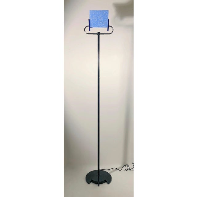 Designed by Perry A. King & Santiago Miranda for Arteluce Memphis Period. Style of Ettore Sottsass