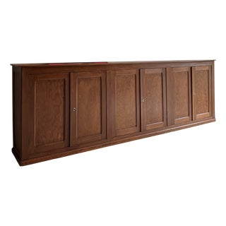 Large Early 20th Century Pitch Pine Sideboard, 1920s For Sale
