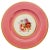 Victorian 1930 European Black Knight Pink Floral Dinner Plates - Set of 12 For Sale - Image 3 of 11