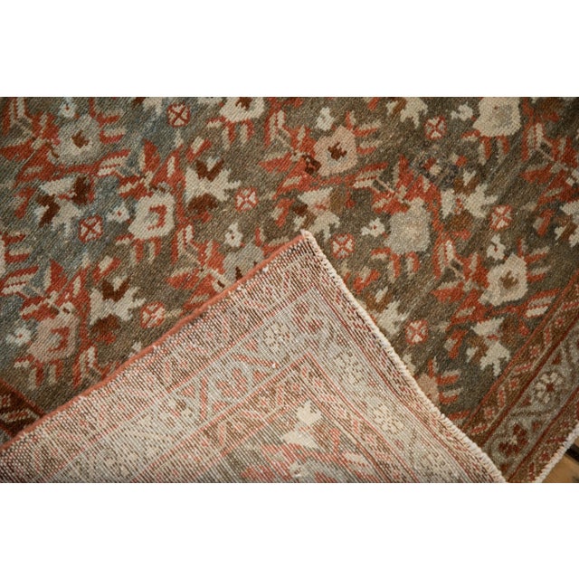 Slate Gray Vintage Distressed Malayer Rug - 4'4" x 6' For Sale - Image 8 of 10