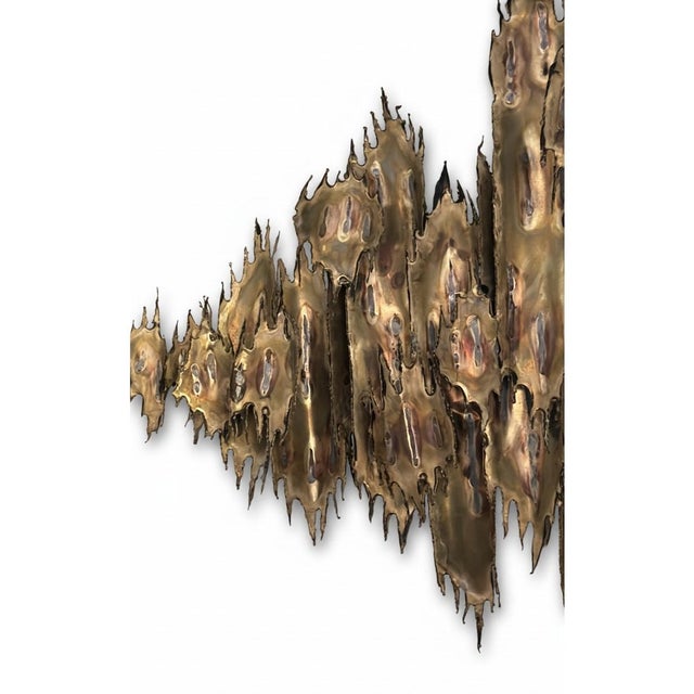 Josef Signed 1973 Brutalist Large Art Copper Metal Welded Wall Sculpture-Rare For Sale - Image 12 of 17