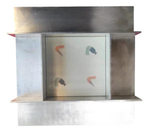 Ceramic Tile Water and Fire Design by Gio Ponti for Gabbianelli, 1989