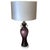 1960s Italian Amethyst Art Glass Table Lamps, 1960s, Set of 2 For Sale - Image 5 of 7