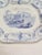 Blue Mid 19th Century Blue and White Transferware Platter For Sale - Image 8 of 12