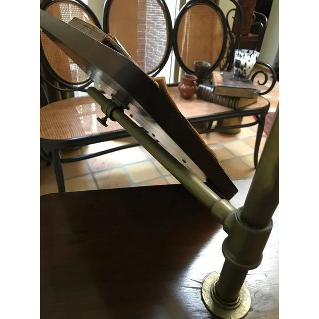 Victorian Music Stand in Mahogany, Brass, Copper & Cast Iron, 1850s For Sale - Image 6 of 9