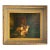 Late 20th Century Rabbit Painting Bunny Oil on Canvas Signed Franscois Dupre Old Vintage Decor For Sale