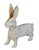 Vintage Cast Iron Rabbit Hare Statue Door Stop Figure For Sale In Los Angeles - Image 6 of 6