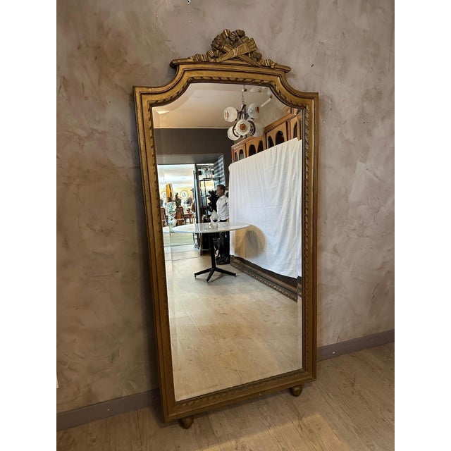 Gold Louis XVI Mirror For Sale - Image 8 of 10