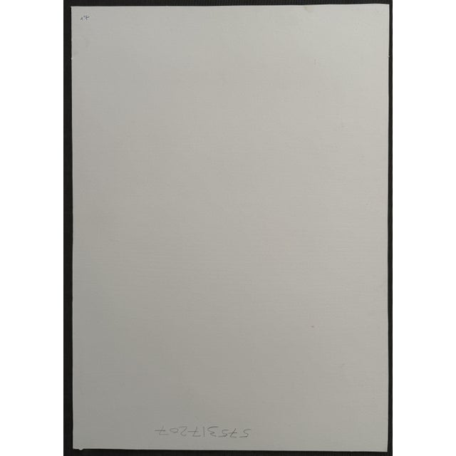 Elio Di Blasio, Spoltore, Italy, 1989, Acrylic on Paper For Sale - Image 4 of 5