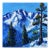 Blue Sierra - Contemporary Oil Painting Original For Sale