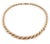 This is a gorgeous authentic necklace from Mikimoto, it is crafted from 18k yellow gold featuring a twisted graduated...