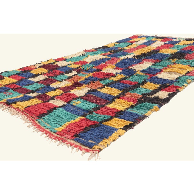 22038 Vintage Azilal Moroccan Rug, 04'04 x 07'10. The Harvest of Legacy: A Vintage Azilal Moroccan Masterpiece of Enduring...