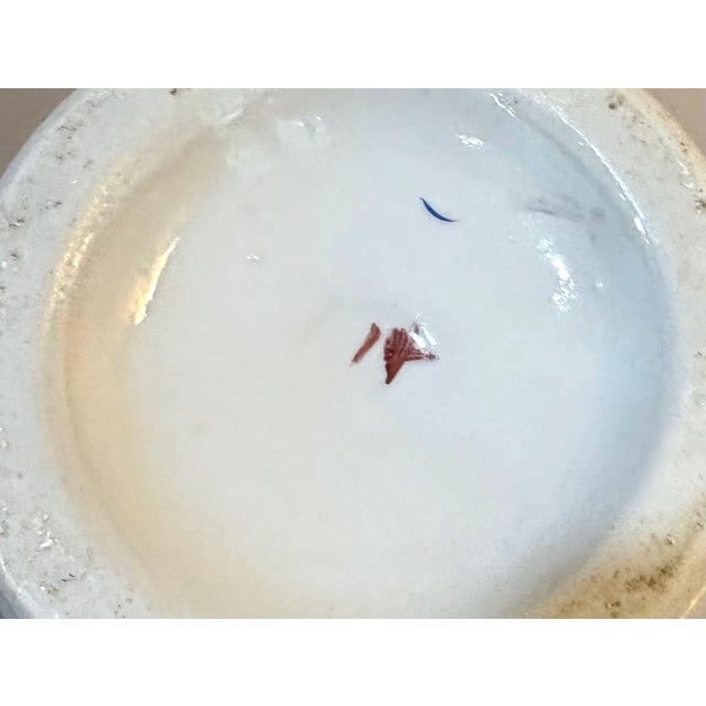 Italian Majolica Style Ceramic Bird Vase For Sale - Image 3 of 6