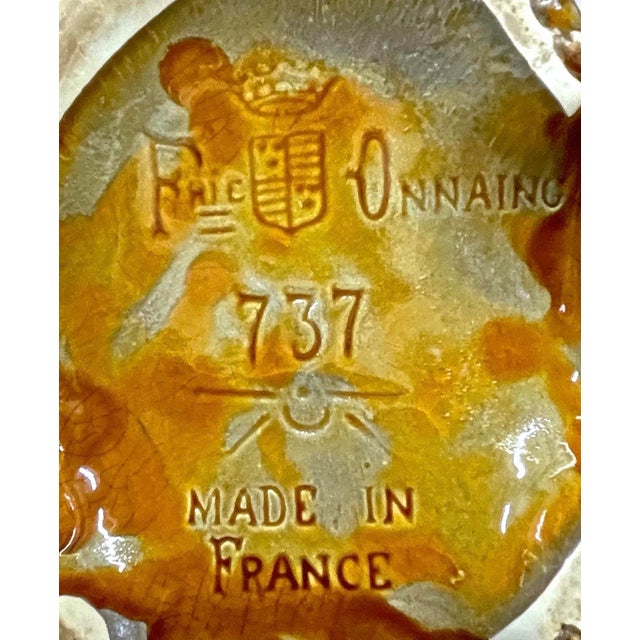 Brown Vintage Majolica Style Pig Chef Pitcher For Sale - Image 8 of 8